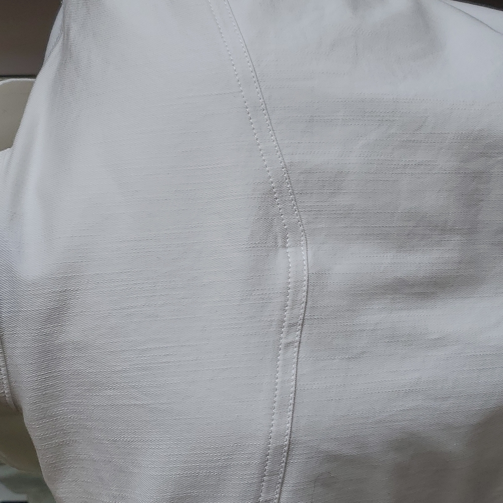 Verace white denim vest seize 10 - Picture 6 of 11